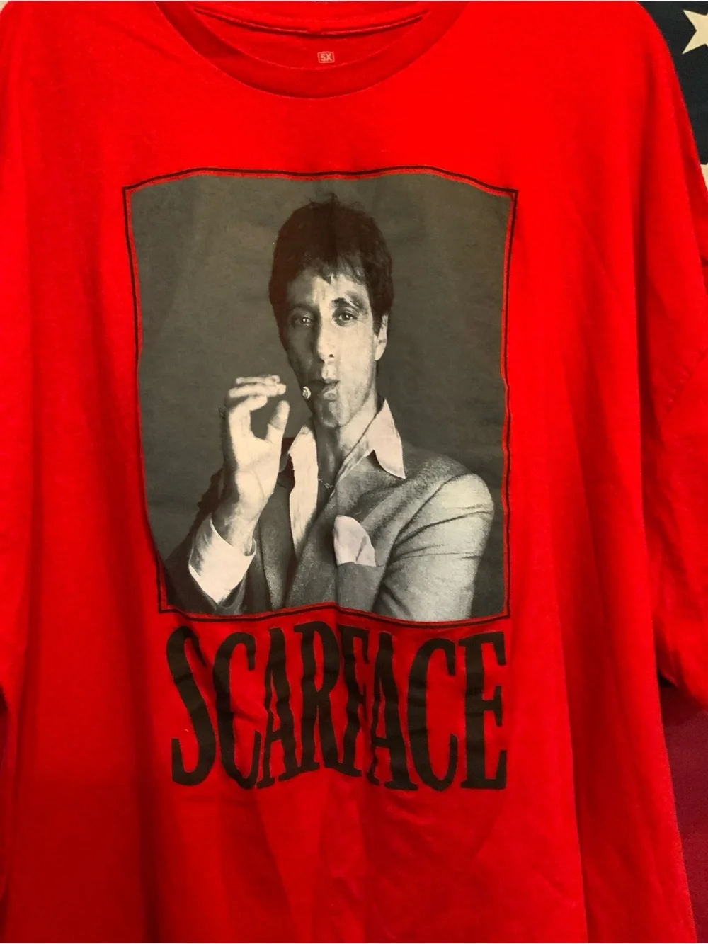 Scarface Graphic Red Men’s Short Sleeve Tee
